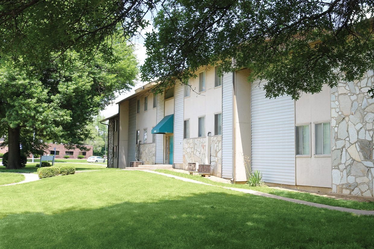 Renovated Building at Gatehouse Apartments, Kansas City, Missouri